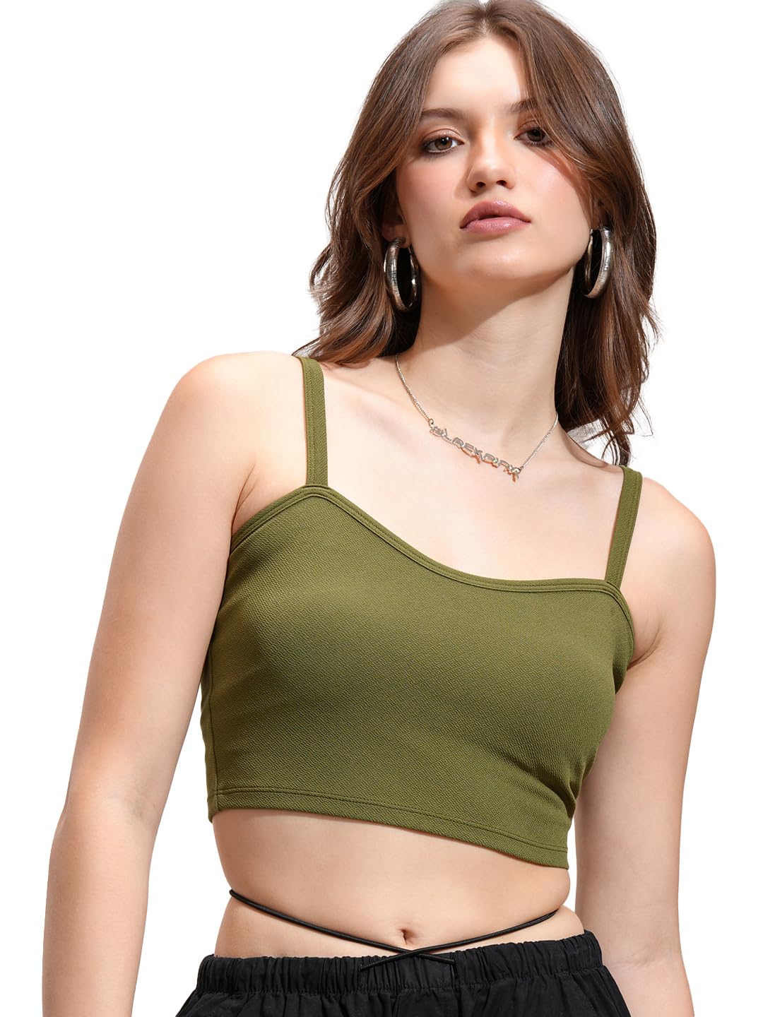 tokyo talkies Women's Solid Regular Fit Tops-picture-42