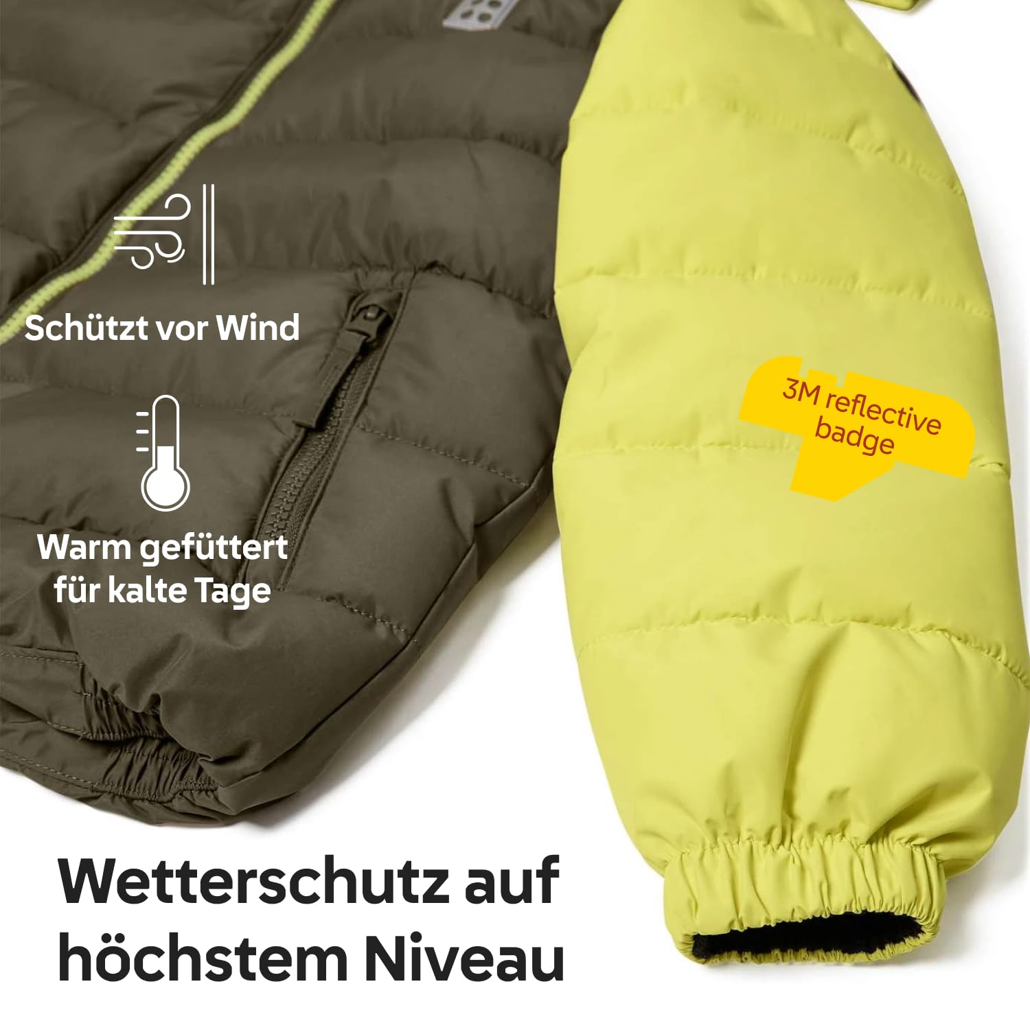 Kabooki LEGO® Jacke – Dunkeloliv – LWJIPE 704