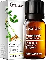 Gya Labs Óleo essencial de feno-grego para pele - óleo de feno-grego para cabelo - difusor de óleo essencial, sabonete, velas, aromaterapia - aroma quente, picante e amadeirado - (10 ml)