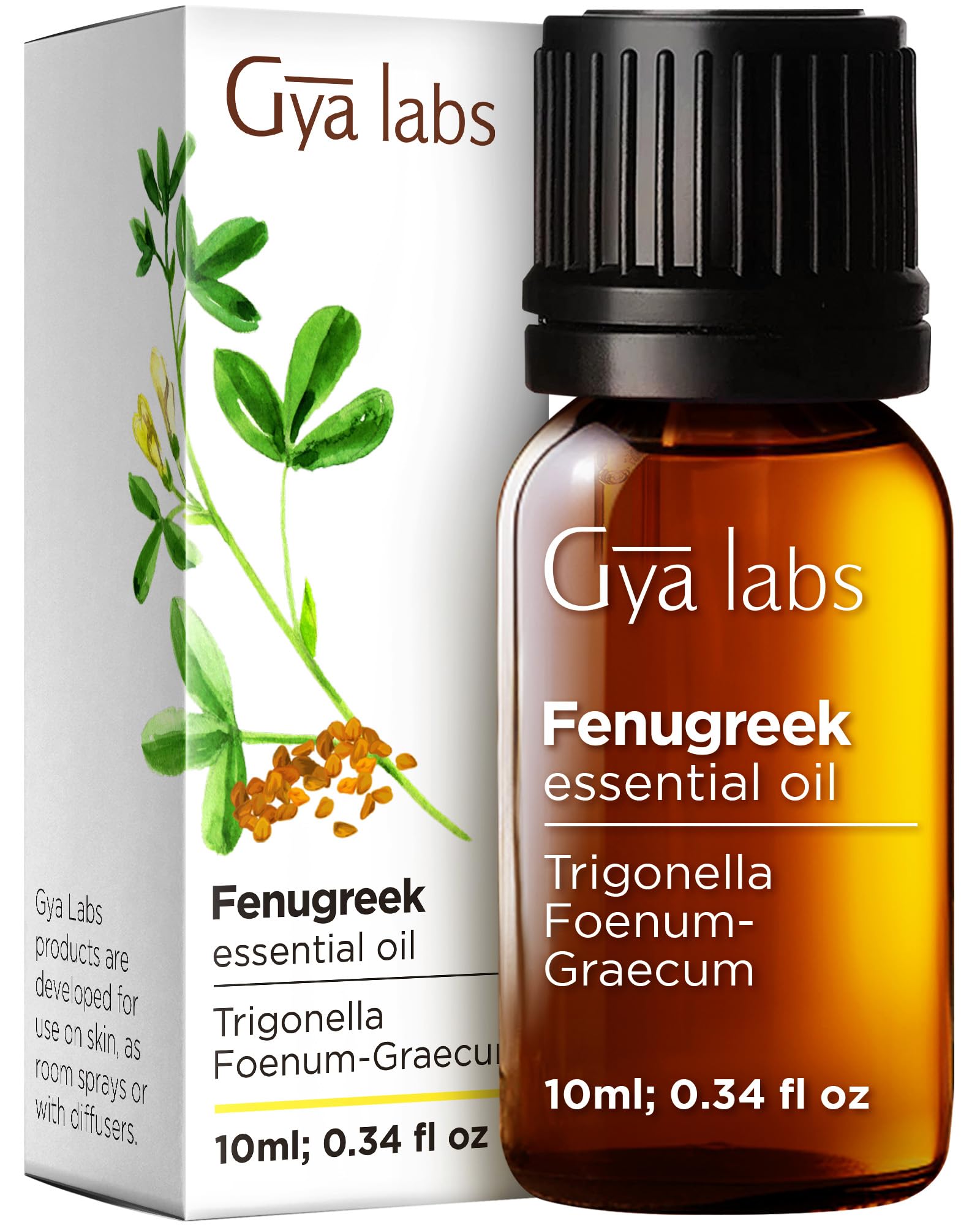 Fenugreek Essential Oil for Skin, Hair &amp; Diffuser - 0.34 Fl Oz