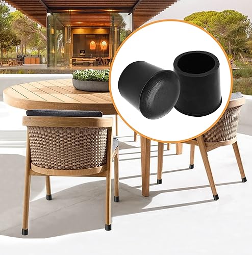 Miniatura 6 de Fundas redondas de goma de PVC para muebles, 0.866 in  78 pulgadas, protectores para patas de silla de mesa, tapa de extremo antideslizante para