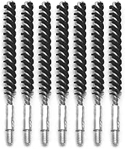 10 Pcs Nylon Bristle Bore Gun Cleaning Brush for Rifle Pistol 8-32 5-16 Thread (.22 Caliber)
