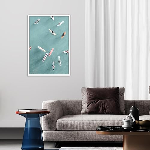 Miniatura 3 de KFDJIG Pósteres vintage de surf costero Funky Ocean Surfboard Surf Lienzo Arte de pared Verano Playa Surfer Deportes Olas Impresiones de Olas