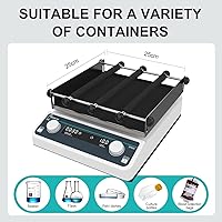Vista 5 de JOANLAB Mezclador de agitador orbital de laboratorio 40-200rpm Modos ajustables, temporizados y continuos, agitador de rotor orbital digital