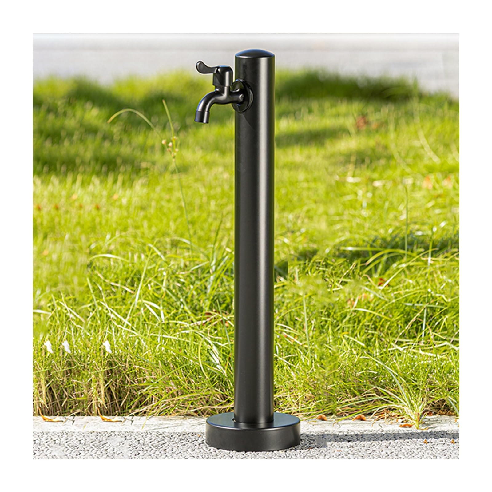 Edelstahl Vertikaler Garten Wasserhahn Outdoor Antifreeze Freistehende Säule für Rasen, Terrassen und Hinterhöfe