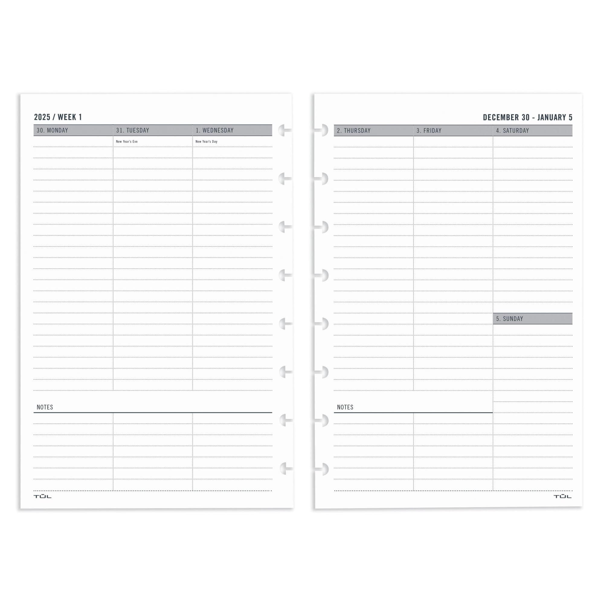 Tul Planner Pages for Gratitude Logging