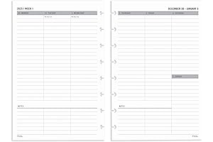 2025 Weekly Planner Refill Pages: Stay Organized with TUL