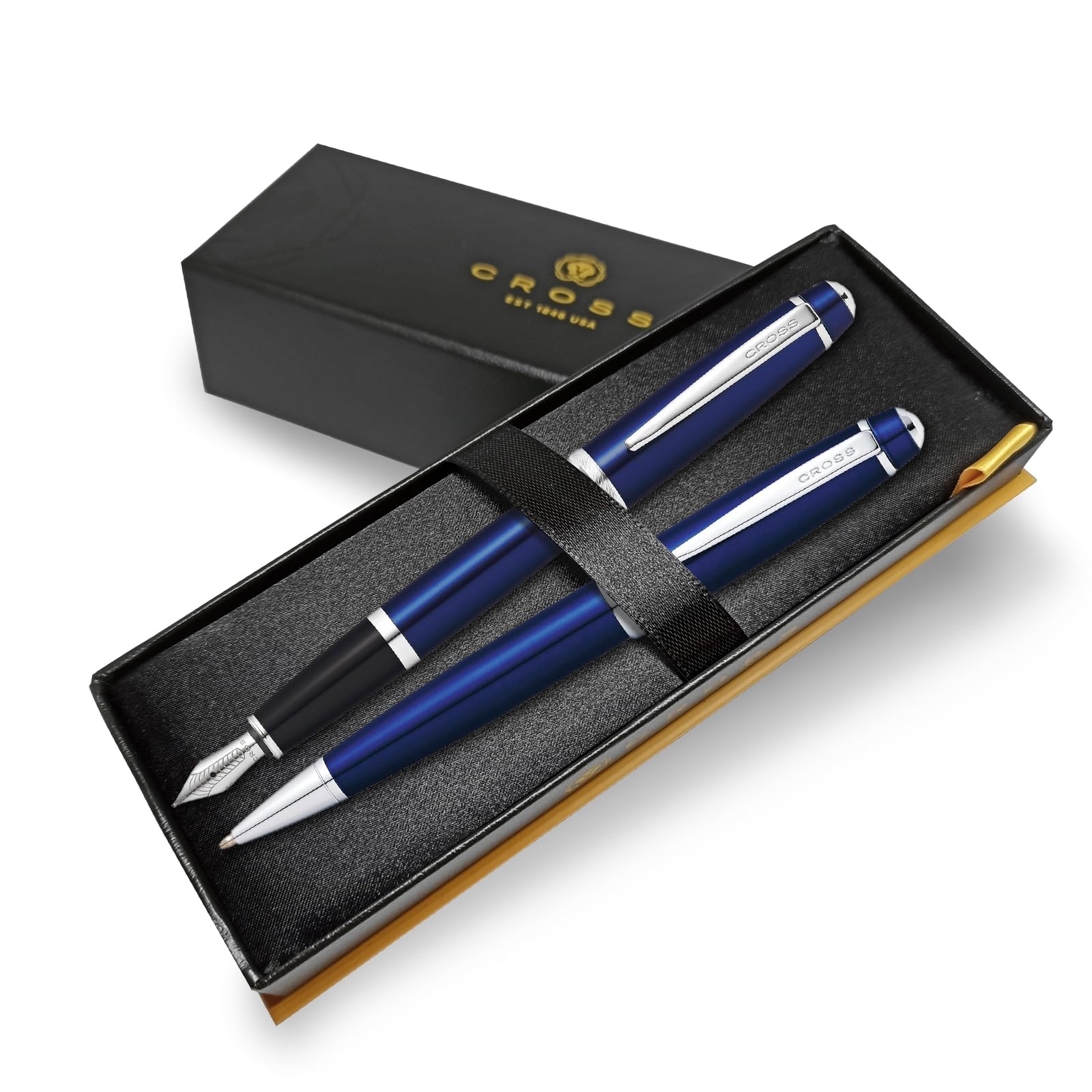 Cross Bailey Fountain Pen And Ballpoint Pen Set Premium Box