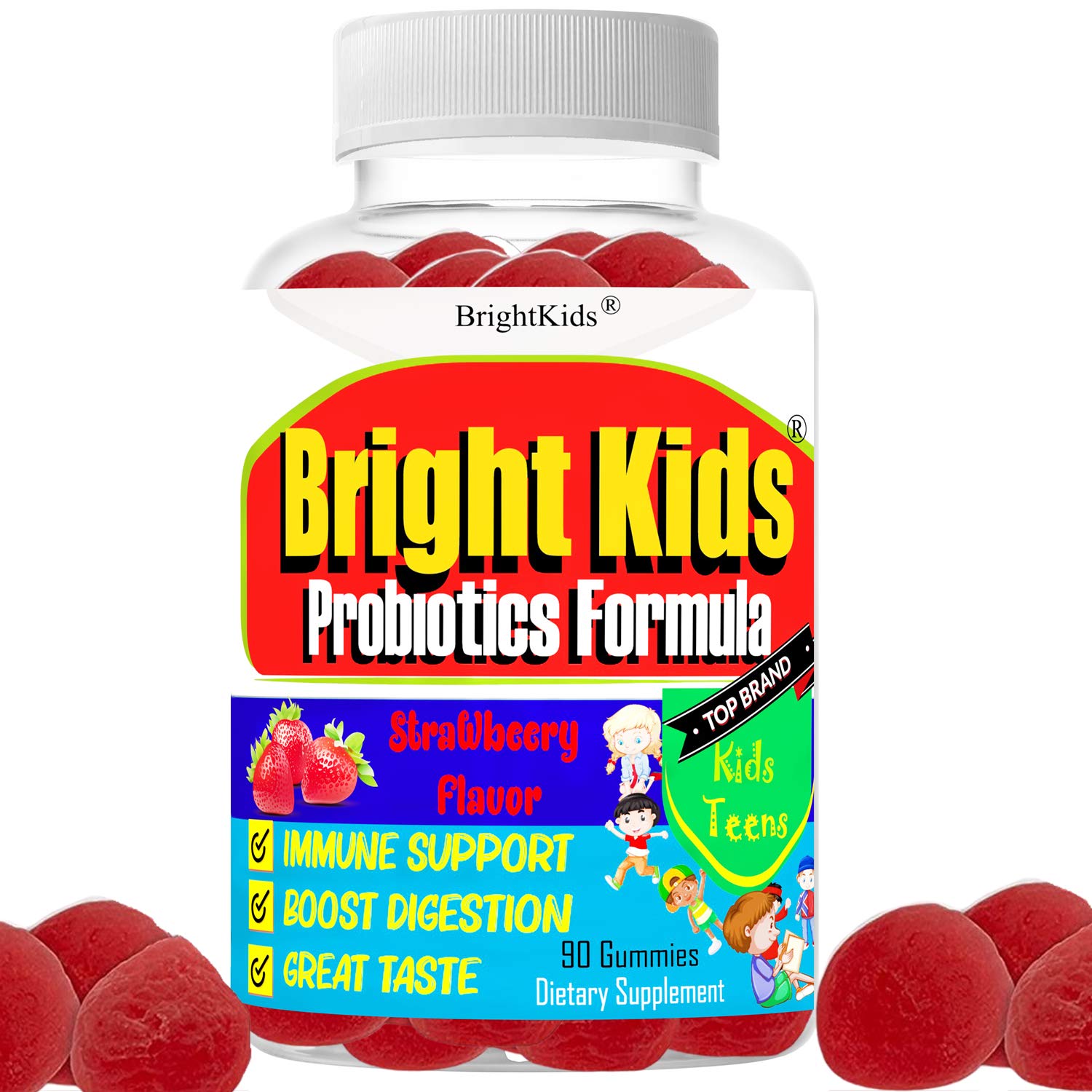 Buy Kids Probiotic Gummies Stomach Ache for Kids Prebiotic