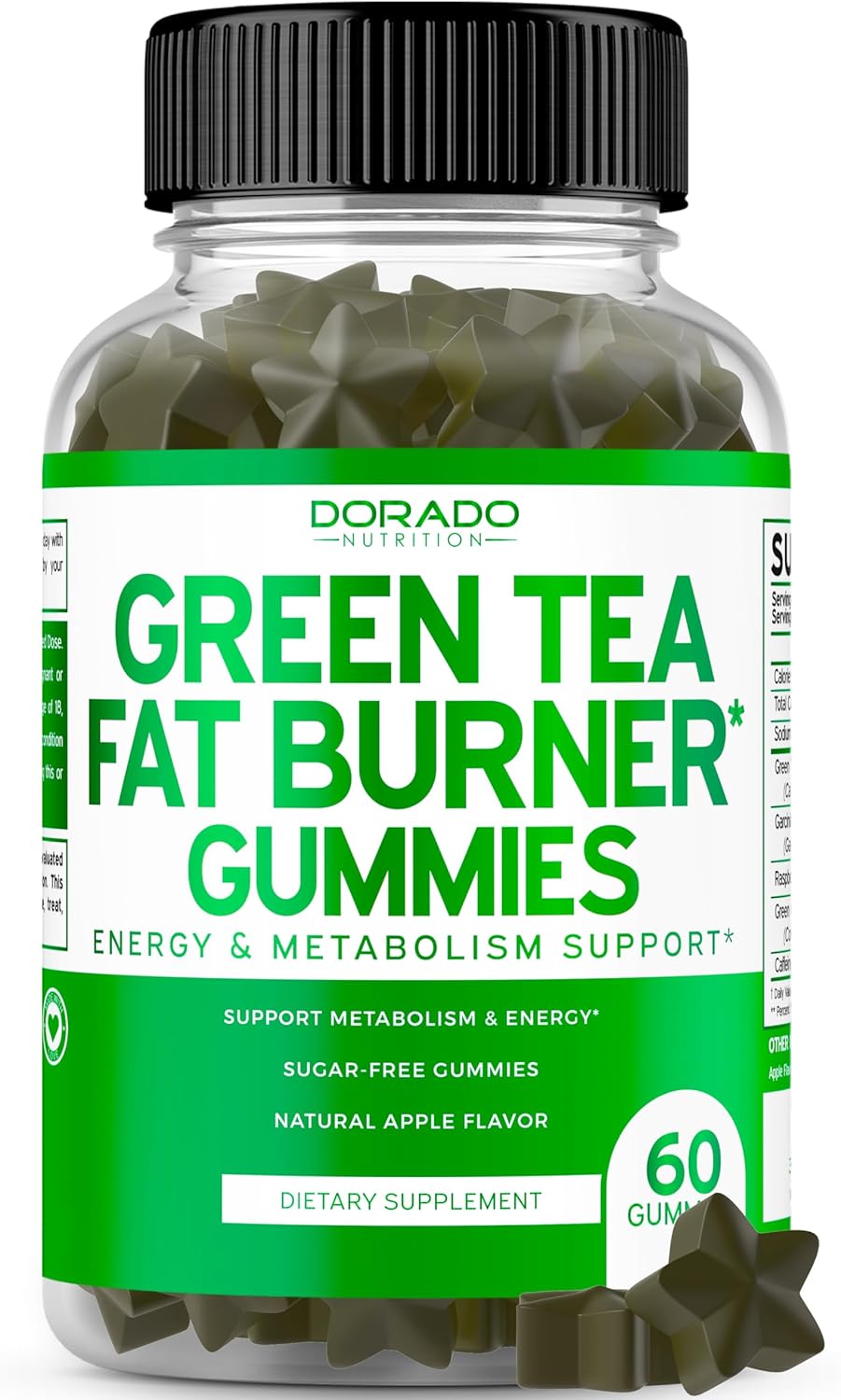Green Tea Fat Burner Weight Loss Gummies...