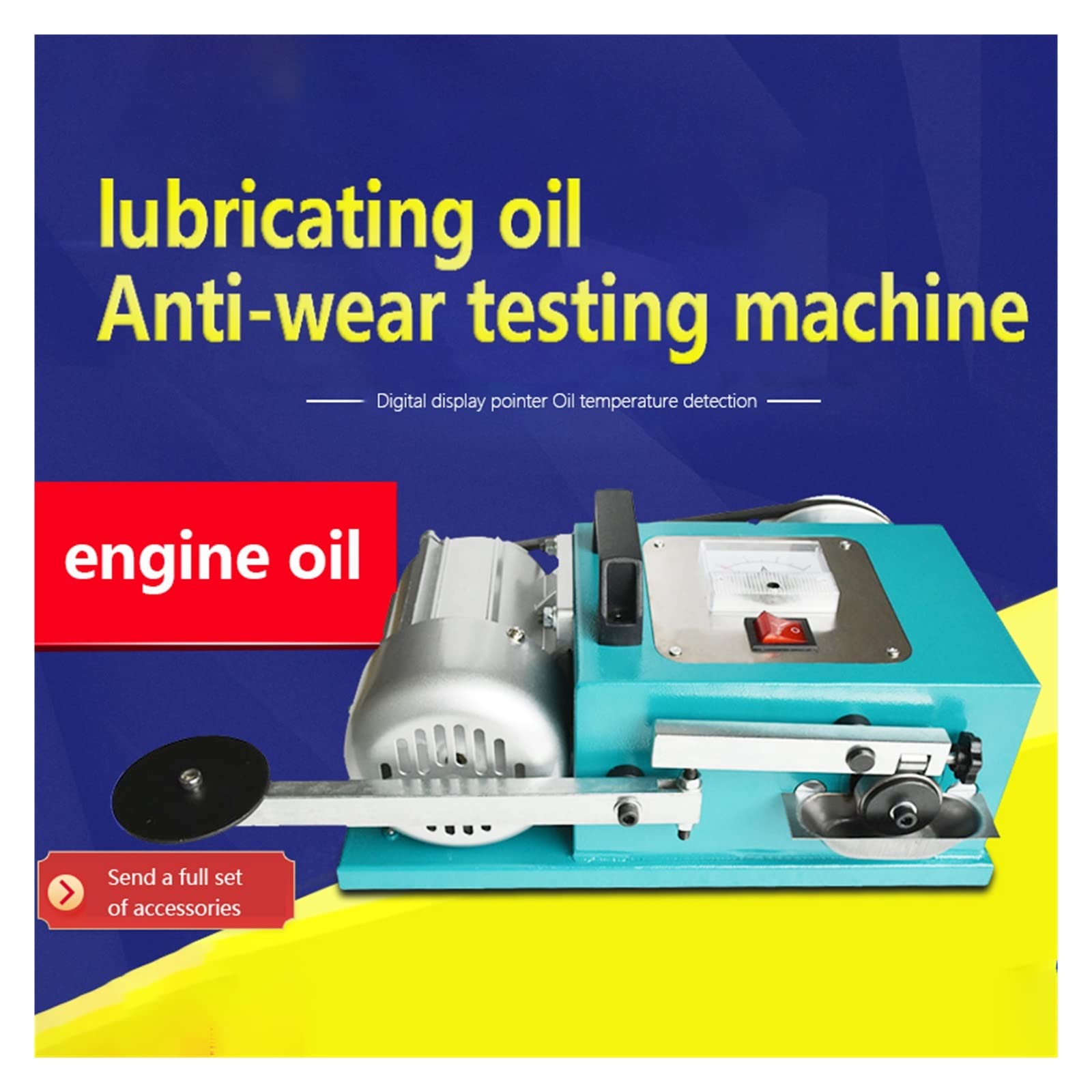 DY-TMK 230w/280w Tester przeciwzużyciowy smaru do wykrywania tarcia smaru samochodowego oryginalny i fałszywy Test oleju silnikowego Instrument testowy,Narzędzia mechaniczne(280w digital display)