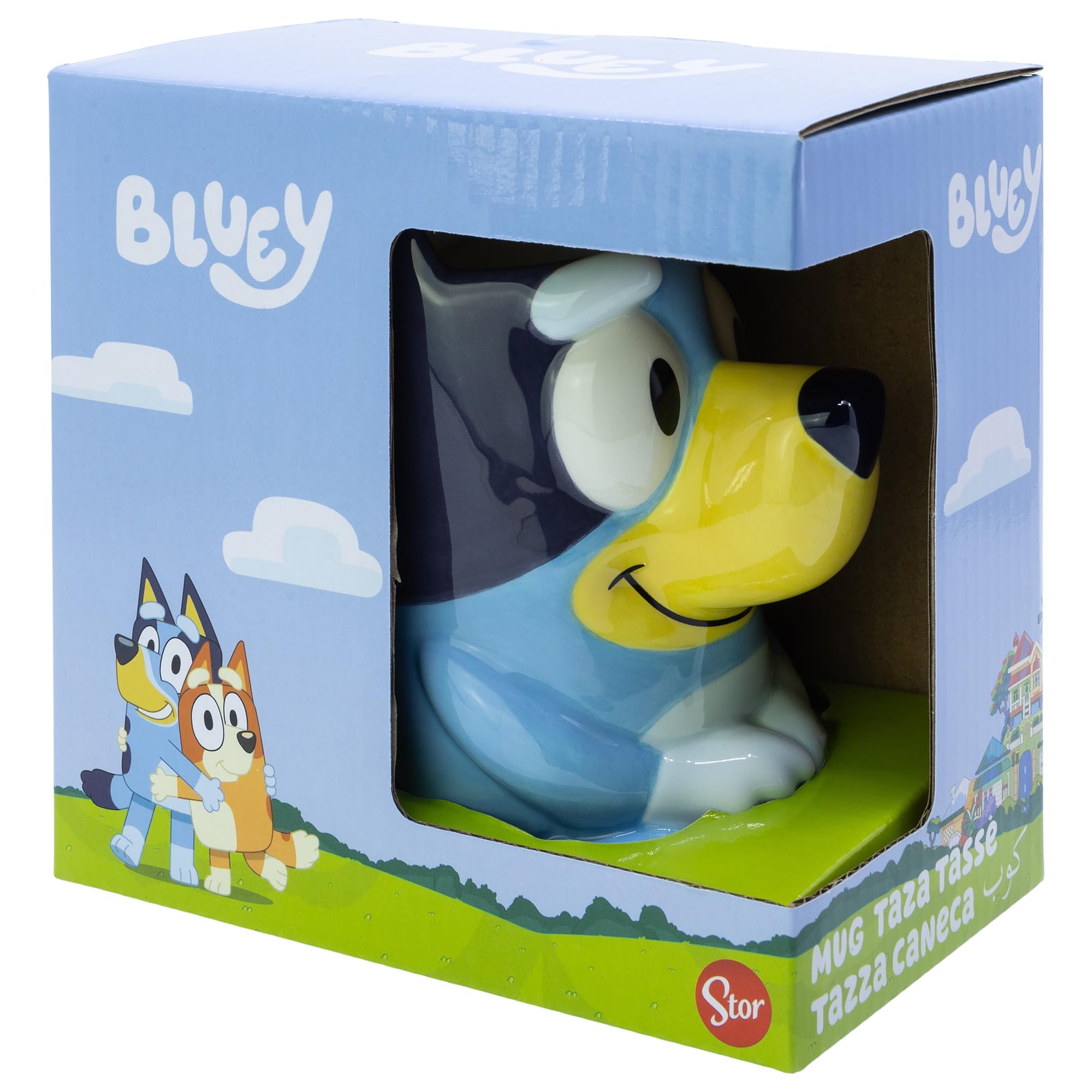 Amazon.co.jp: Bluey 190ml 3D型セラミックマグ ギフトボックス入り