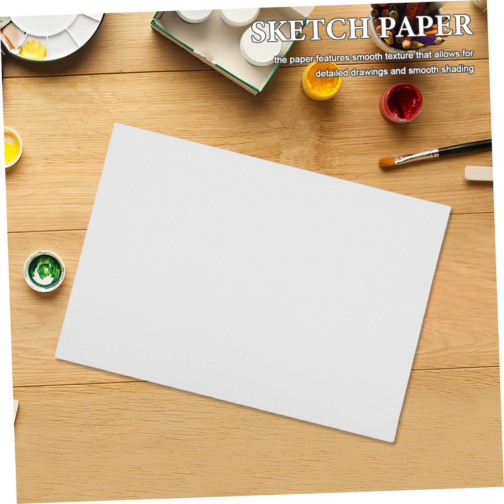 Papier à Dessin Blanc 100 Feuilles pour Garçon et Filles et Étudiants