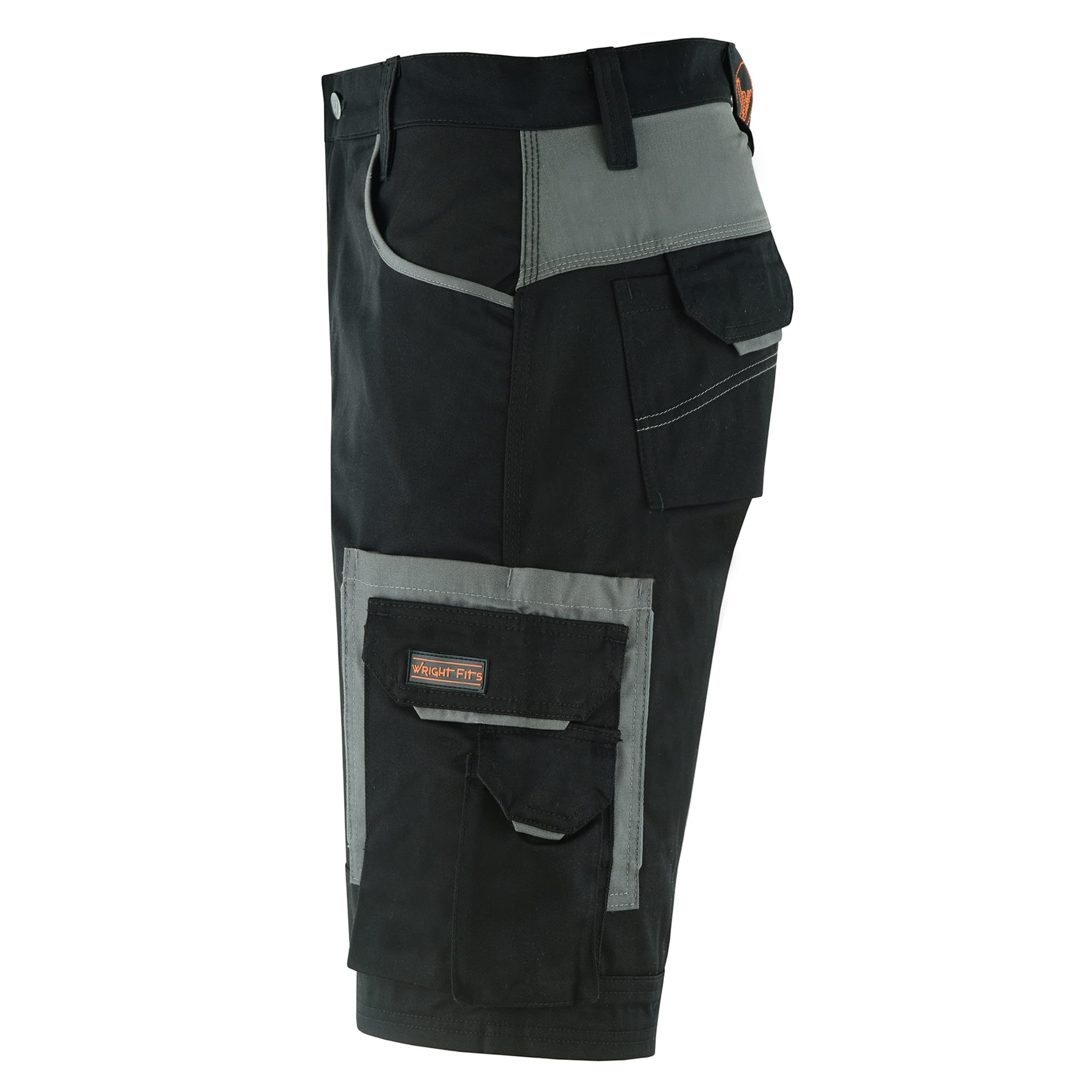 WrightFits Men Cargo Shorts -Work Shorts Safety Combat Summer Shorts - Multi Pockets - Triple Stitched - Durable Workwear — view 8