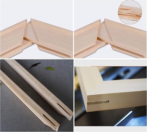 Miniatura 3 de Marco de madera DIY marcos de pintura de diamante marco de punto de cruz regalo de Navidad trabajo hecho a mano regalo de bordado de diamantes juego