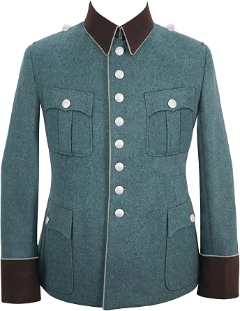 militaryharbor WW2 WWII German Administrative Police Wool Service Waffenrock Tunic Short Cut