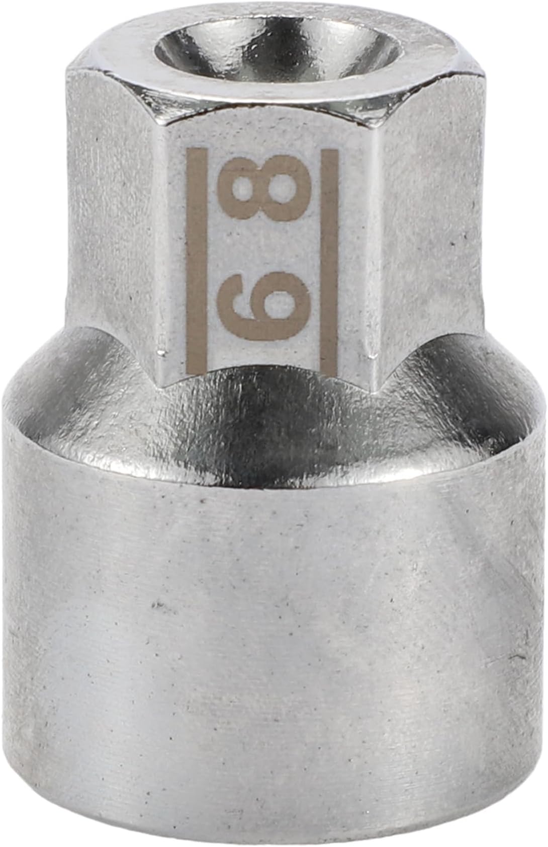 A ABSOPRO Wheel Nut Lock Lugnut #68 9/10 Inch Diameter 22 Tip Notches Notches Anti-Theft Screw Nut Removal Key Bushing for Porsche Boxster 911 Cayenne Macan