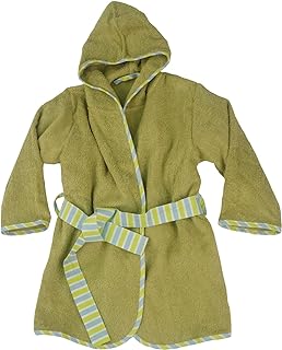 NATUZ Kids Bathrobe Hooded Cover up Cotton Towel Soft Pajama Baby Toddler Gown Bath Robe Boy Children Girl Sleepwear Homewear