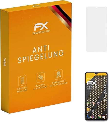 atFoliX Protector de pantalla compatible con Xiaomi Redmi Note 8 Pro Protector de pantalla, anti-reflectante y absorbente de golpes FX Protector