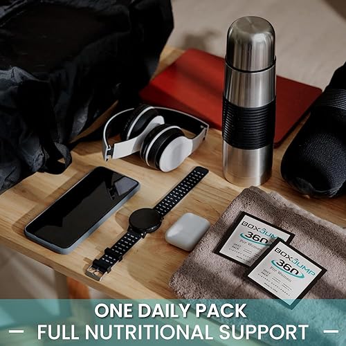 Miniatura 6 de BoxJump 360 - Paquetes de multivitamínicos diarios para mujeres, repletos de todos los minerales esenciales y vitaminas para mujeres, aumenta la