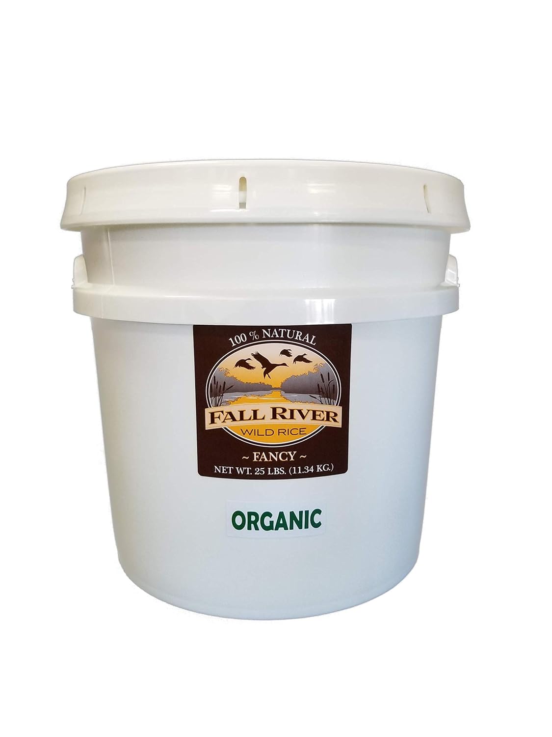 Organic Wild Rice - 25 lbs in a sealed bucket