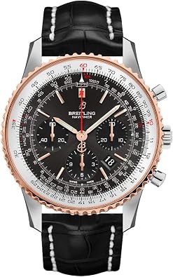 Breitling Navitimer 1 Chronograph Automatic Chronometer Stratos Gray Mens Watch UB0121211F1P1
