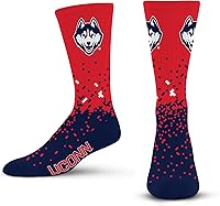 Vista 14 de For Bare Feet Calcetines de la NCAA para niños y niñas, unisex, Spray Zone Crew, para jóvenes