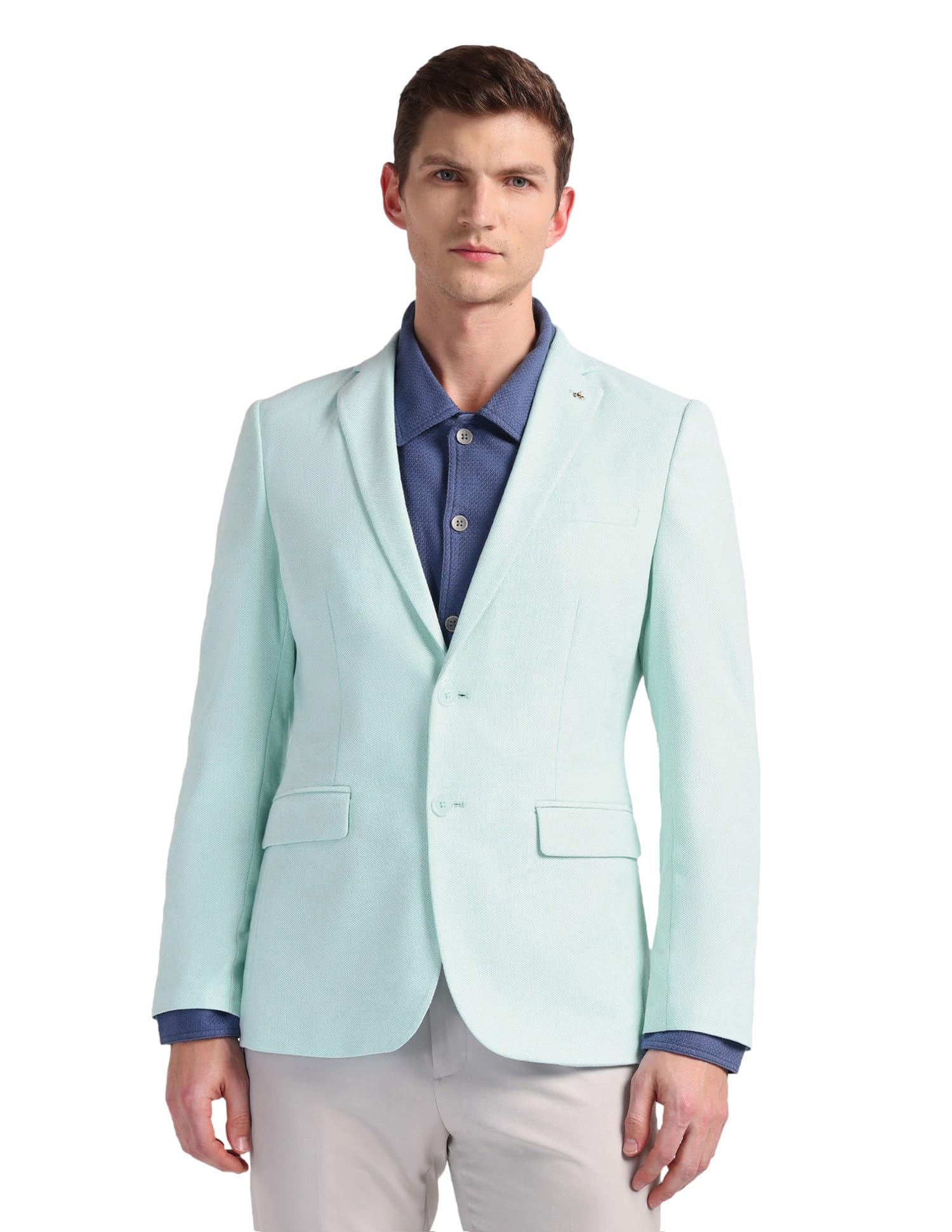 arrow Men's Single Breasted Slim Blazer-picture-40