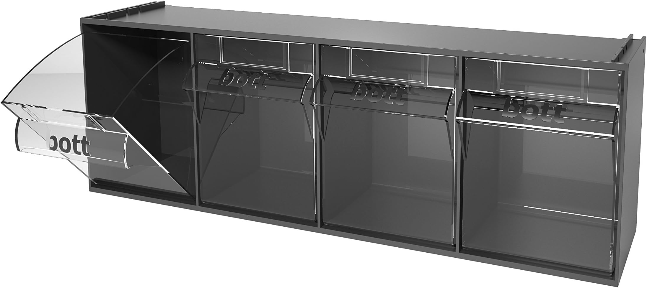 BottBott 02513019.19 Tilt box with Mounting Bracket, Grey