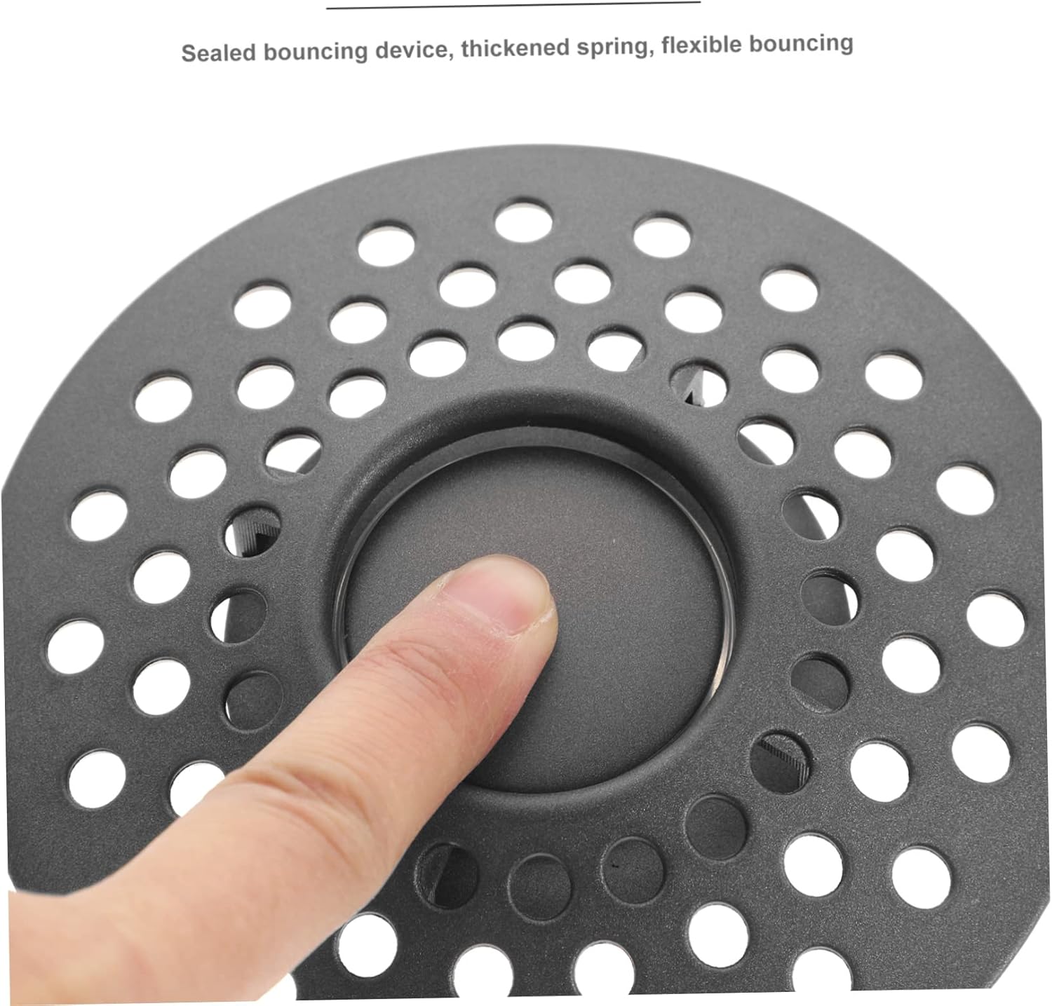 jojofuny 2pcs Bathroom Sink Stopper Bathtub Drain Plug Hair Catcher for Drain Easy to Clean