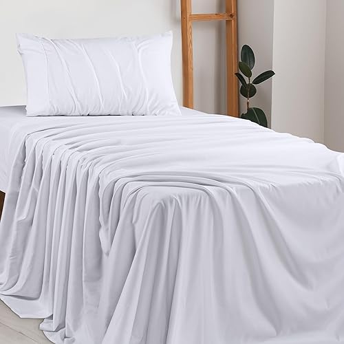 Utopia Bedding Juego de sábanas individuales  Microfibra cepillada  Sábanas suaves para juego de cama de tamaño individual  Sábanas de lujo con