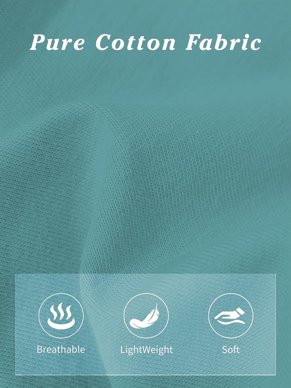 SMENG Women's Cotton V Neck T-Shirt Short Sleeve Solid Color Tee Casual Fit Tee Breathable Summer Fashion Tops - Image 5