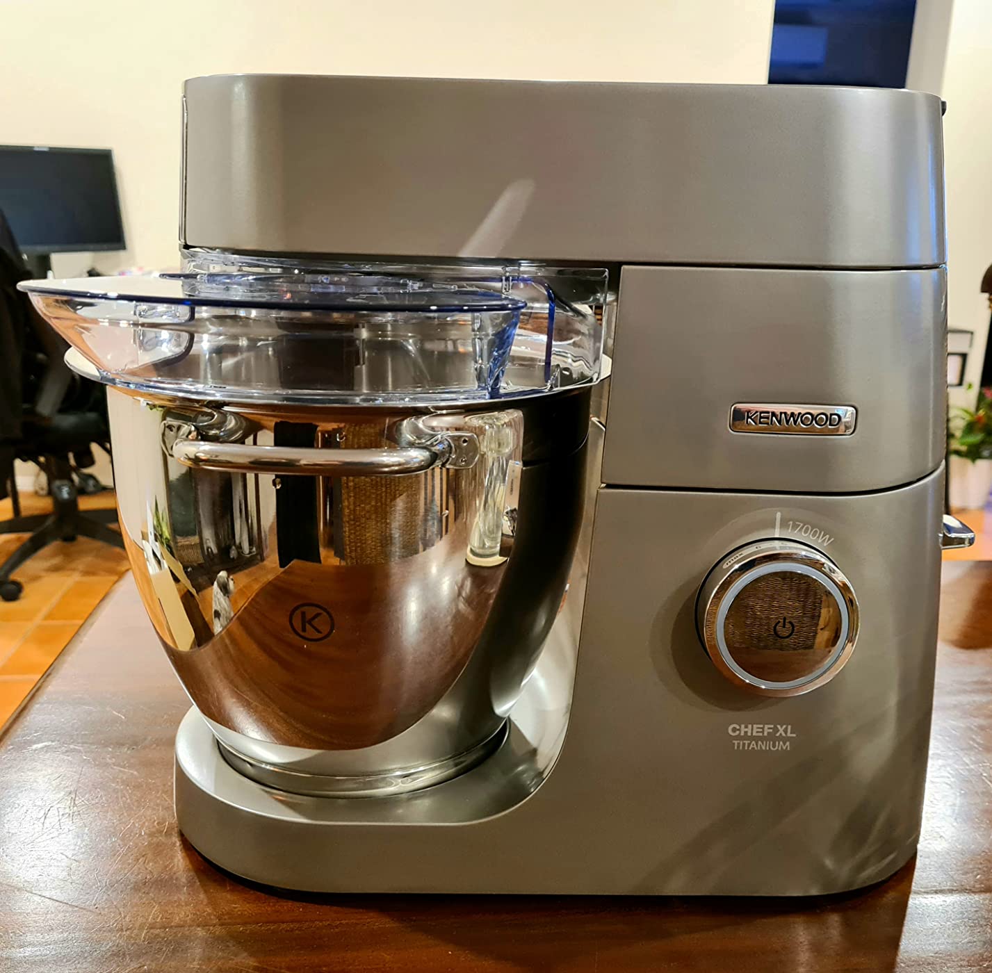 Kenwood Chef XL Titanium Stand Mixer KVL8300S 1700W Kitchen Baking Machine for Heavy Baking