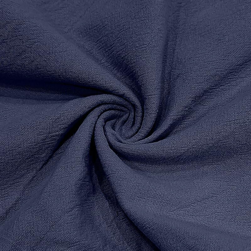 LIZALIG Men's Cotton-Linen Sweatshirt 1/2 Button Hooded Solid Color Casual Sweatshirts for Vacation and Daily Wear - Image 6