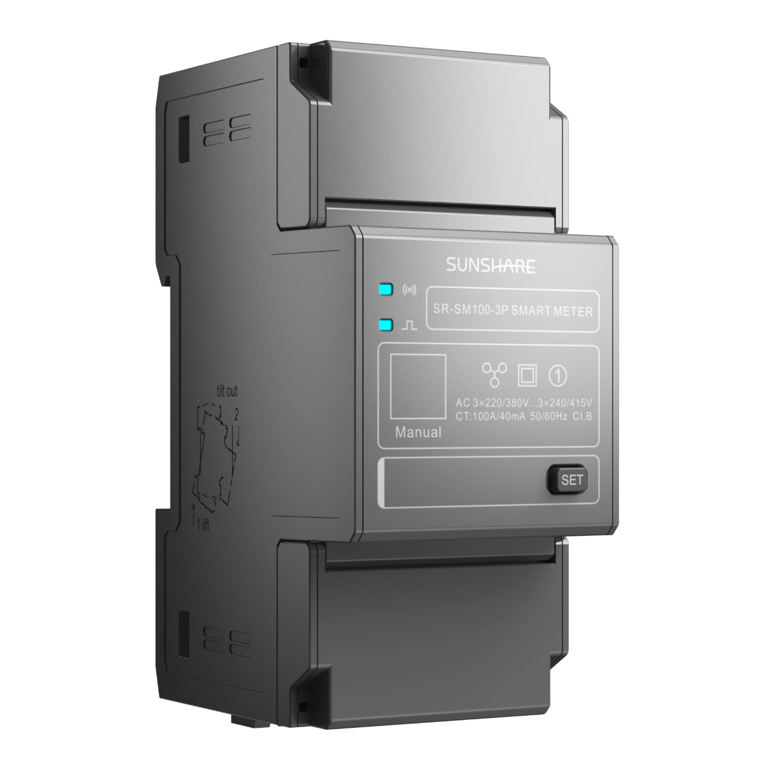 GLORY Smart Meter Intelligenter Stromzähler für GLORY Energiespeicher-System Echtzeitverbrauch & Einspeisungssteuerung Verbindung Optimiert Solarstromnutzung & senkt Energiekosten