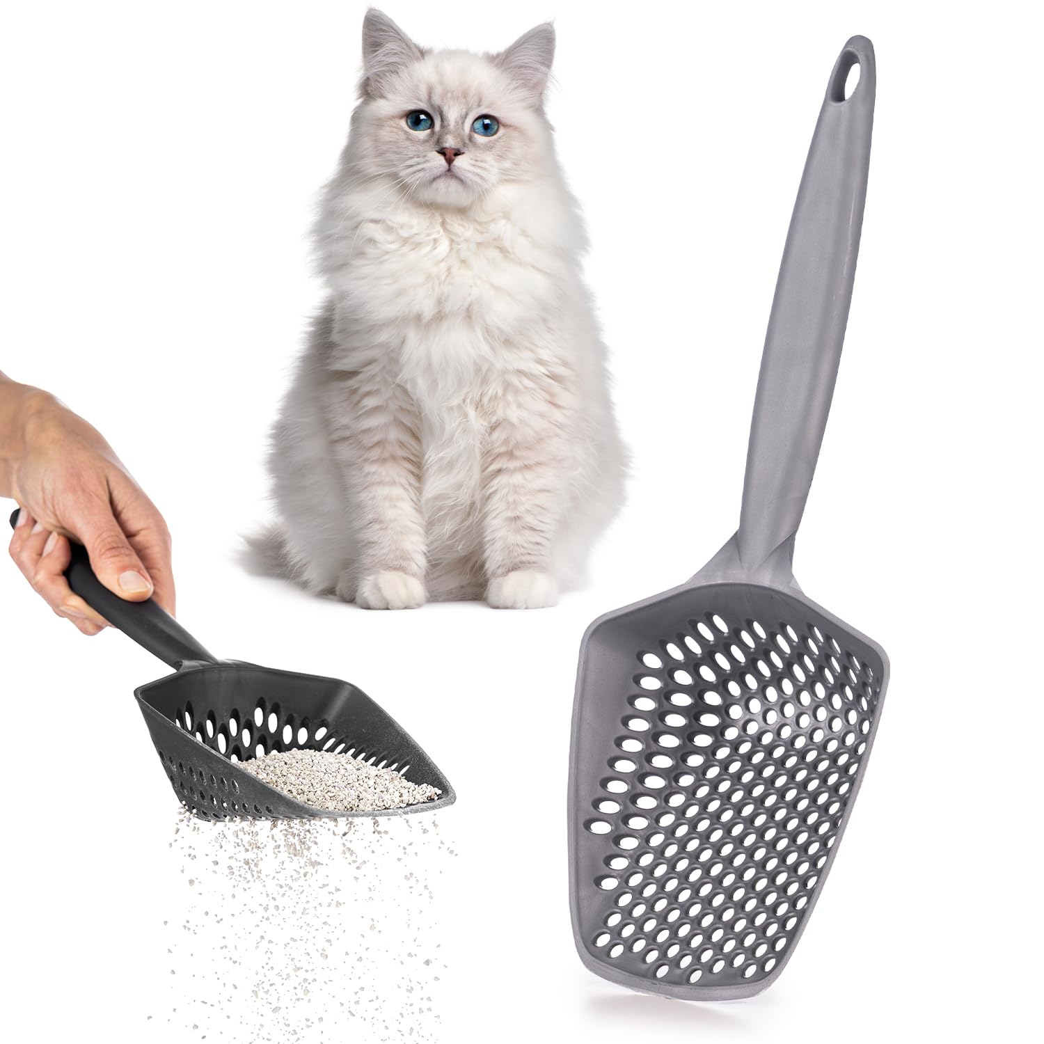 EYNEL Set of 1 Cat Litter Scoop with Small Holes