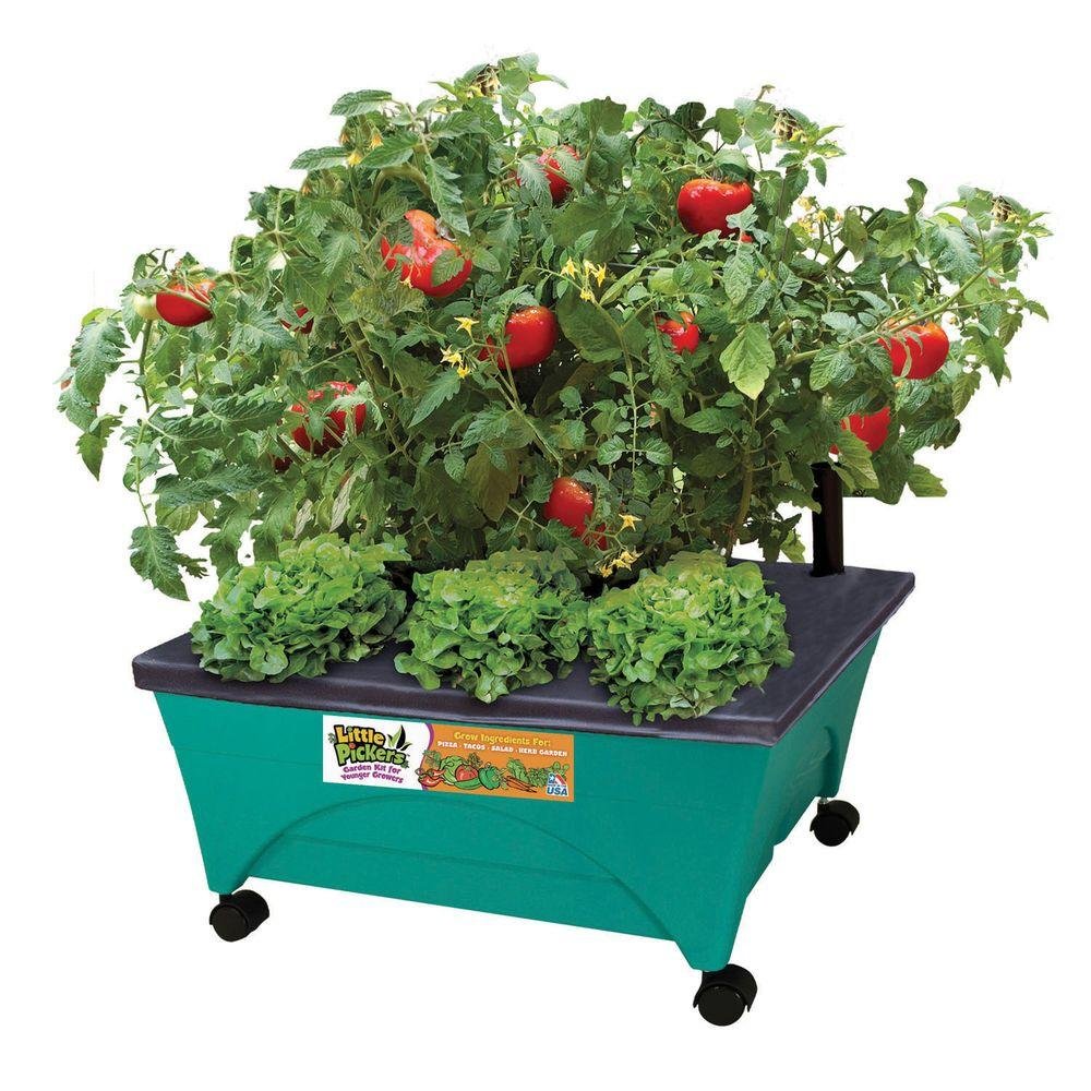 CITY PICKERS 24.5" X 20.5" Patio Raised Garden Bed Kit with Watering