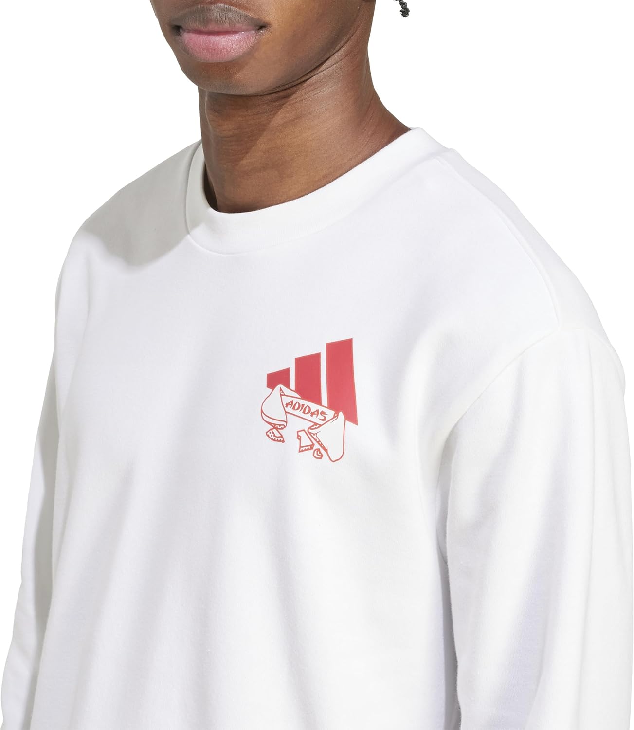 adidas Men's Food Noodle Graphic Sweatshirt