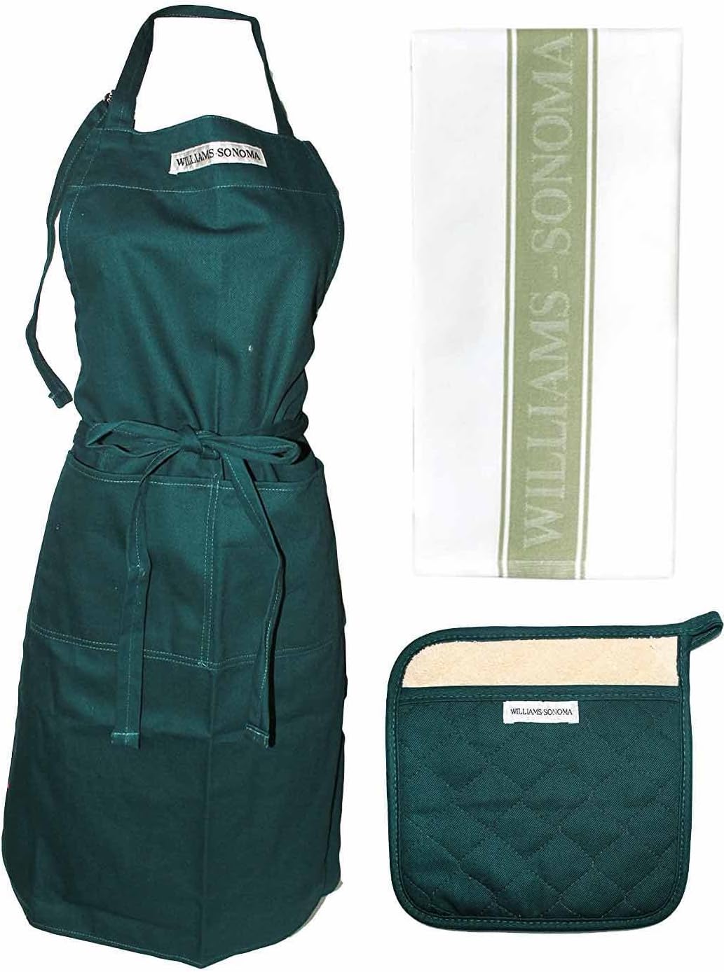 Williams Sonoma Chef Apparel & Oven Mit with Pot Holder