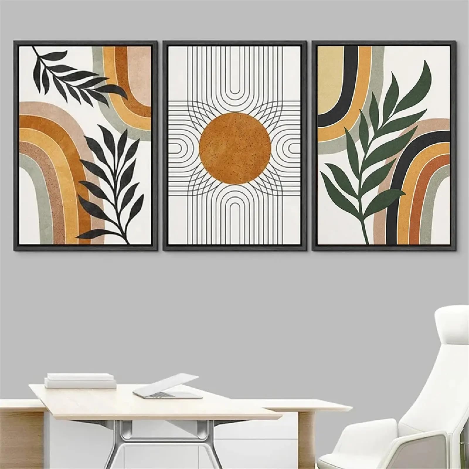 Tableau moderne désert et soleil, une décoration murale raffinée - 8