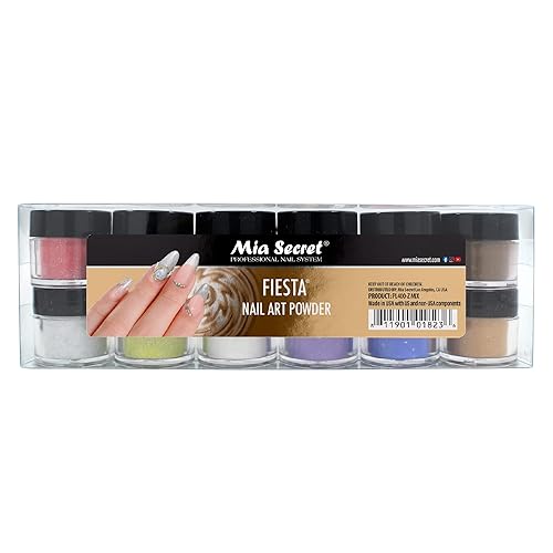 Mia Secret Nail Art - Polvo acrílico Fiesta Collection