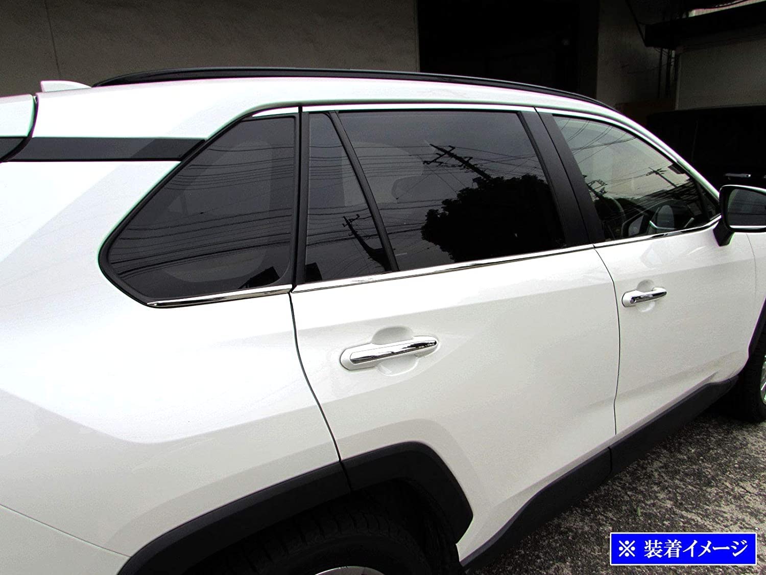 Amazon | BRIGHTZ RAV4 52 54 超鏡面ステンレスメッキウィンドウモール