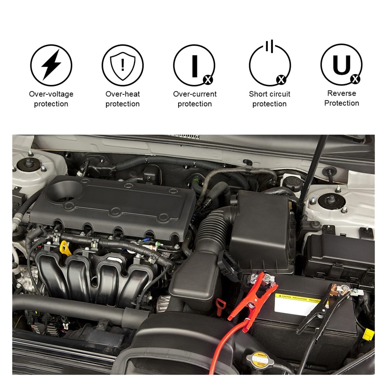 Ładowarka Samochodowa 12V 24V 6A Inteligentna Impulsowa Utrzymująca I Odsiarczająca Do Motocykla Samochodowego Akumulator Kwasowo-ołowiowy Agm Gel Wydajne Szybkie ładowanie