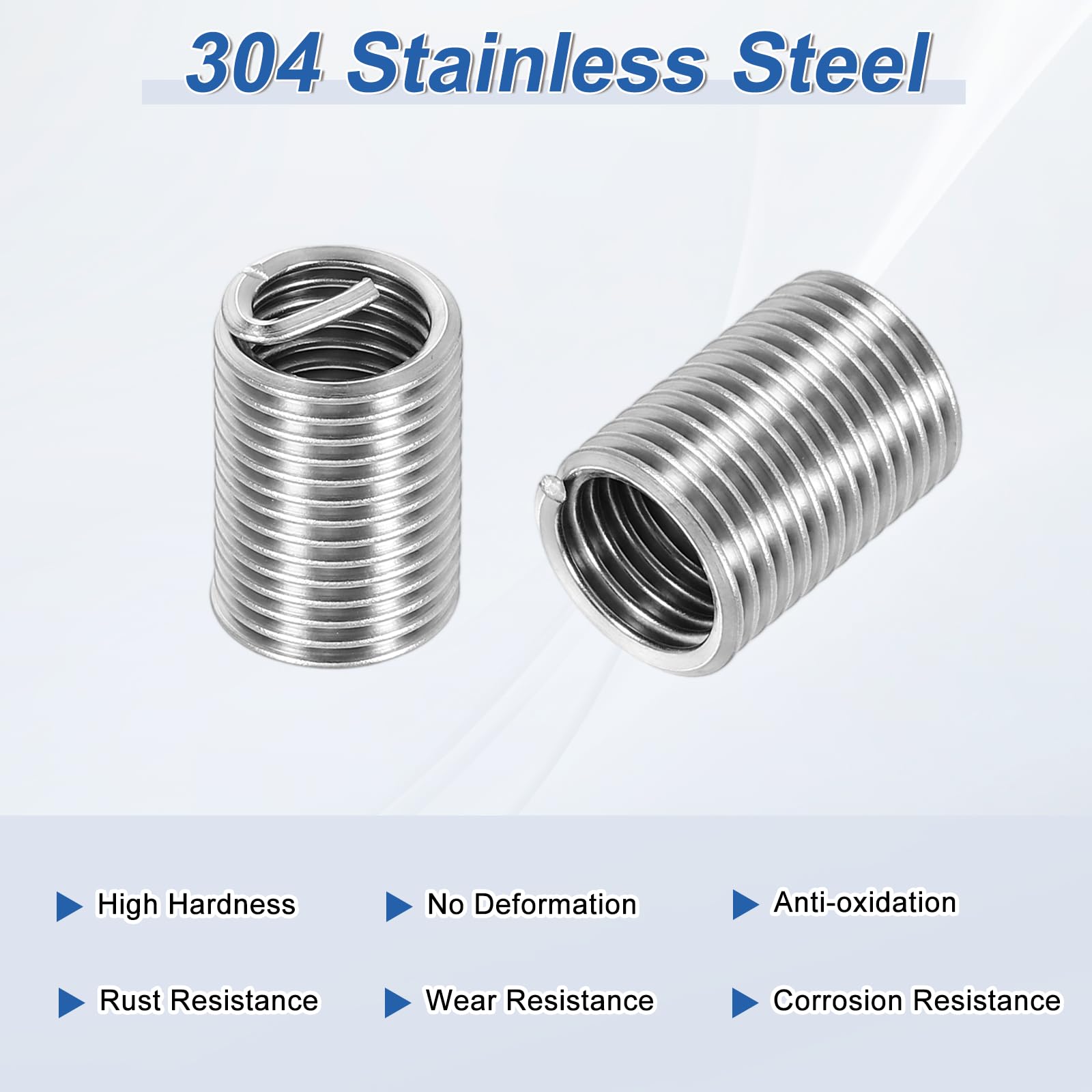 PATIKIL Wire Thread Inserts M10x1.5 Metric 2.5D 25mm - Image 3
