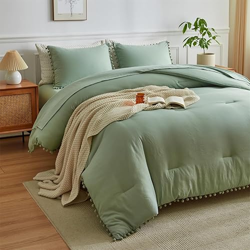 Miniatura 2 de IHOUSTRIY Juego de edredón para niños, tamaño individual, cama en una bolsa, tamaño individual, 5 piezas para adolescentes, juegos de ropa de cama