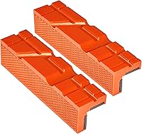 Vista 13 de Mordazas de Tornillo de Banco de 4 pulgadas, Almohadillas Cubiertas Universales Suaves para Mordazas de Tornillo con Imán Fuerte, Protector