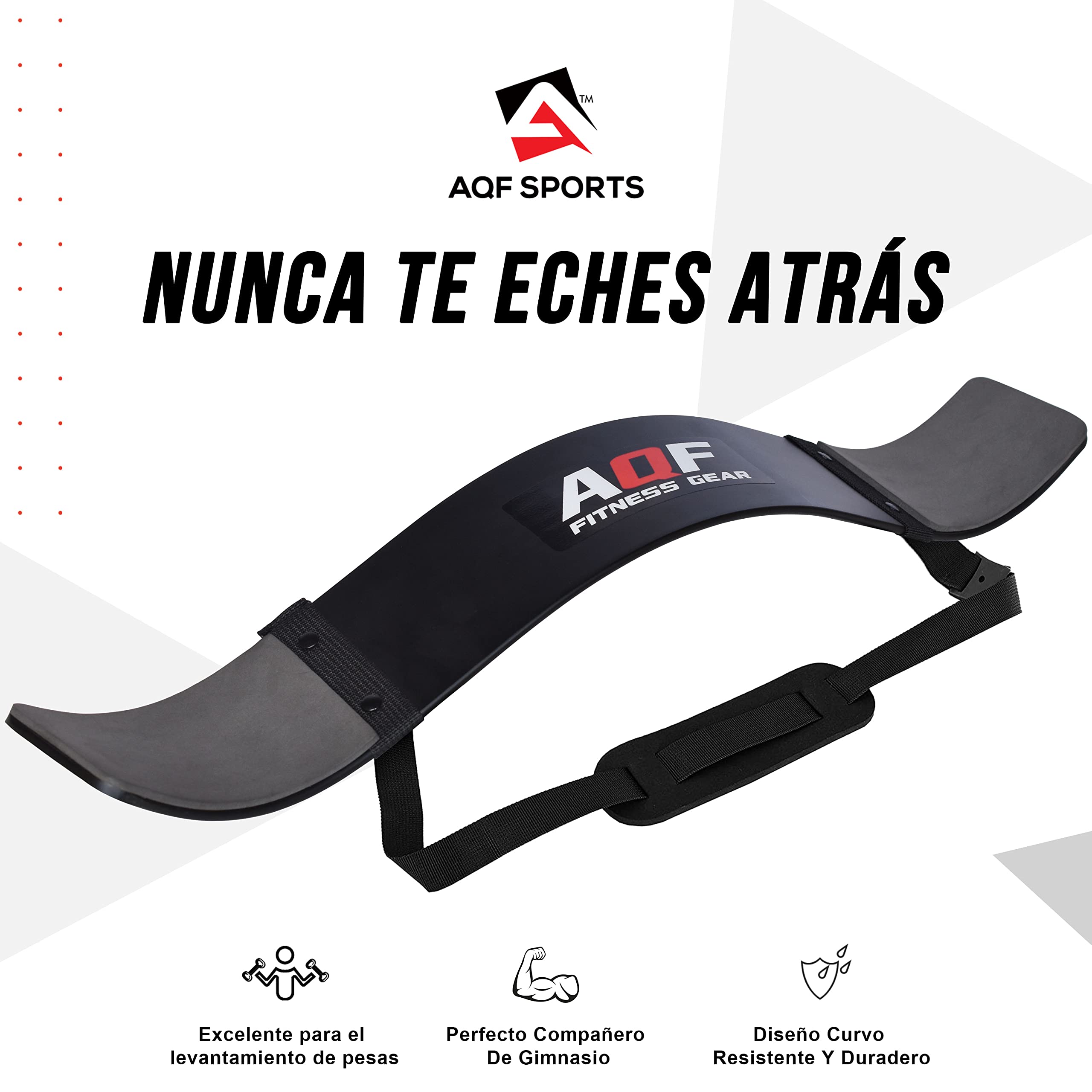 AQF Arm Blaster Bíceps, Aislador de Curl Ajustable para Levantamiento Pesas | Aluminio Ligero, Hebilla De Liberación Rápida, Aislamiento De Brazos, Curl Con Mancuernas, Entrenamiento De Gimnasio