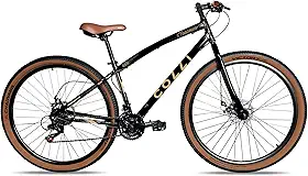 Colli Bike, Bicicleta Vancouver, Aro 29 Aero Parede Dupla, 36 Raias, Quadro Rebaixado 15,5, Aço Carbono, Freio a Disco Dianterio e Traseiro, KIT 21 Velocidades