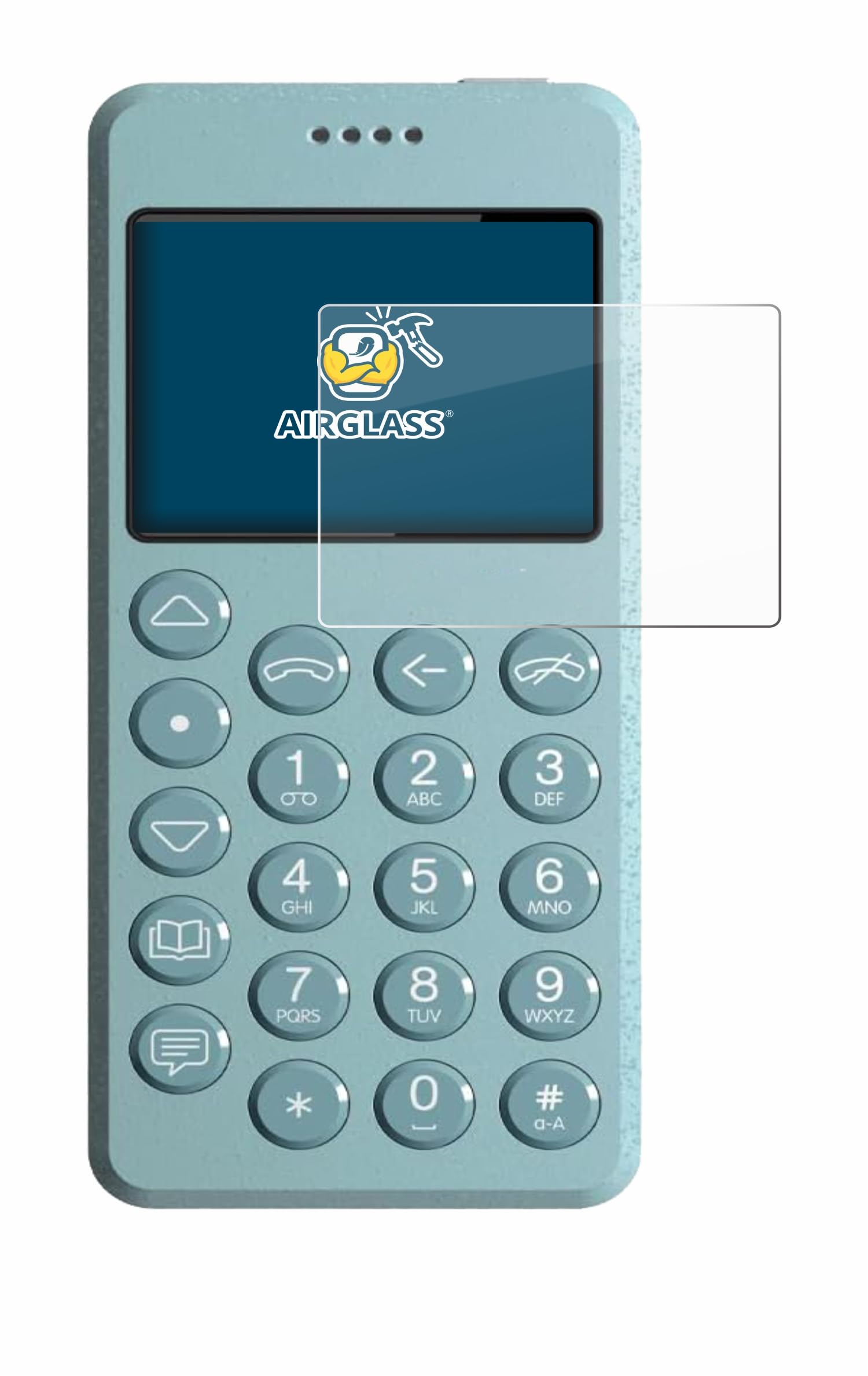 Pellicola Protettiva Brotect AirGlass Per Radio Graupner MZ-24 – Durezza 9H, Trasparente, Anti-Impronta, Made In Germany