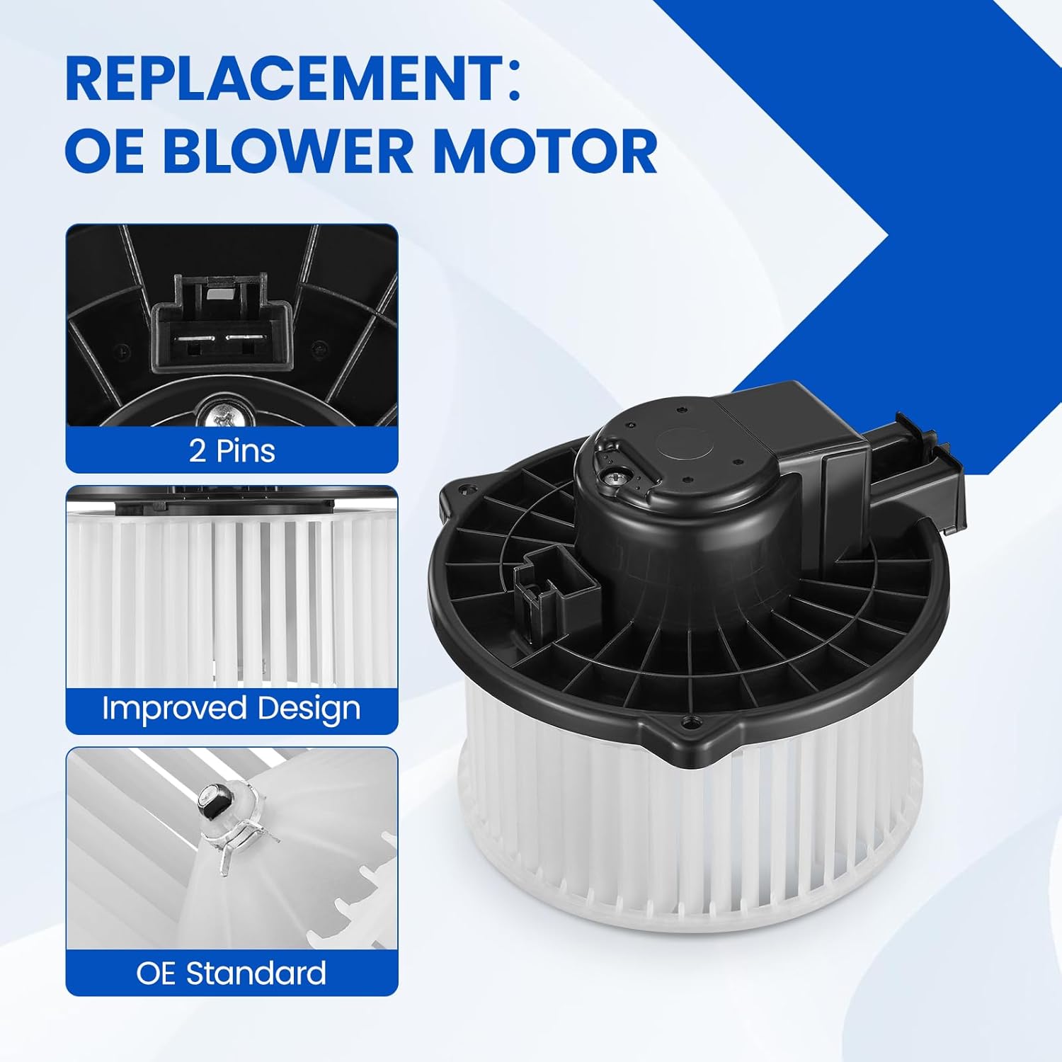 HVAC Blower Motor 700290 Compatible with Subaru WRX STI XV Crosstrek, Compatible with Subaru Impreza Forester Crosstrek, SK700290 72223FJ001 SU3126105 BM4092C A/C Blower Motor Assembly